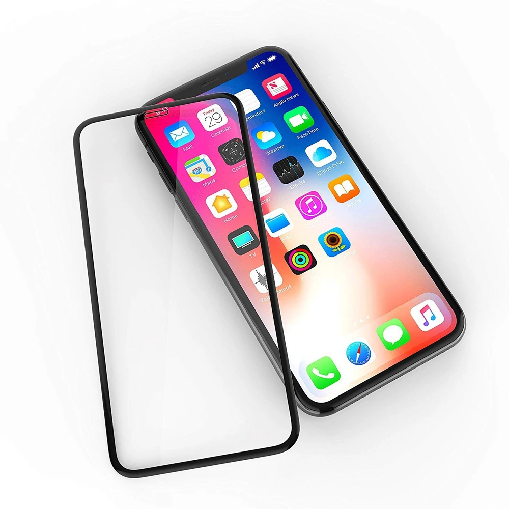 Rocking Patriot 5D Full Coverage Screen Protector Cover Tempered Glass Film For iphone X XS MAX XR | Мобильные телефоны и