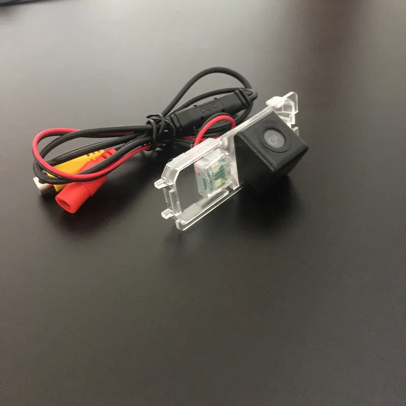 Цветная камера заднего вида ночного видения для парковки с подсветкой номерного