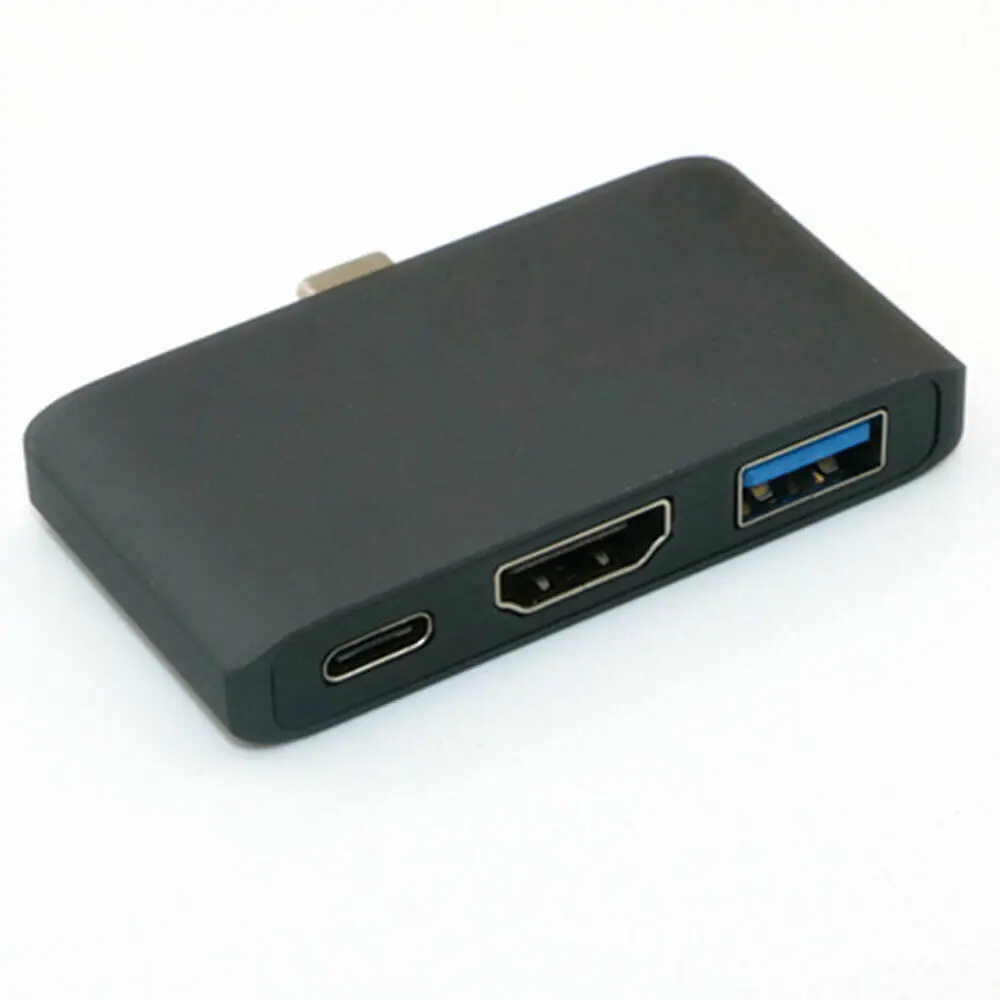USB C концентраторы к HDMI поддержка Type адаптер 3 в 1 конвертер для iphone Samsung Huawei