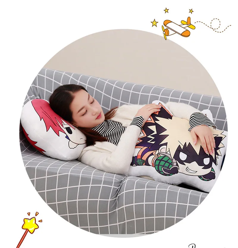 Аниме Мой герой Academy Подушка izku Midoriya Katsuki Bakugou Shouto Todoroki плюшевые подвесные игрушки мягкие куклы подарок