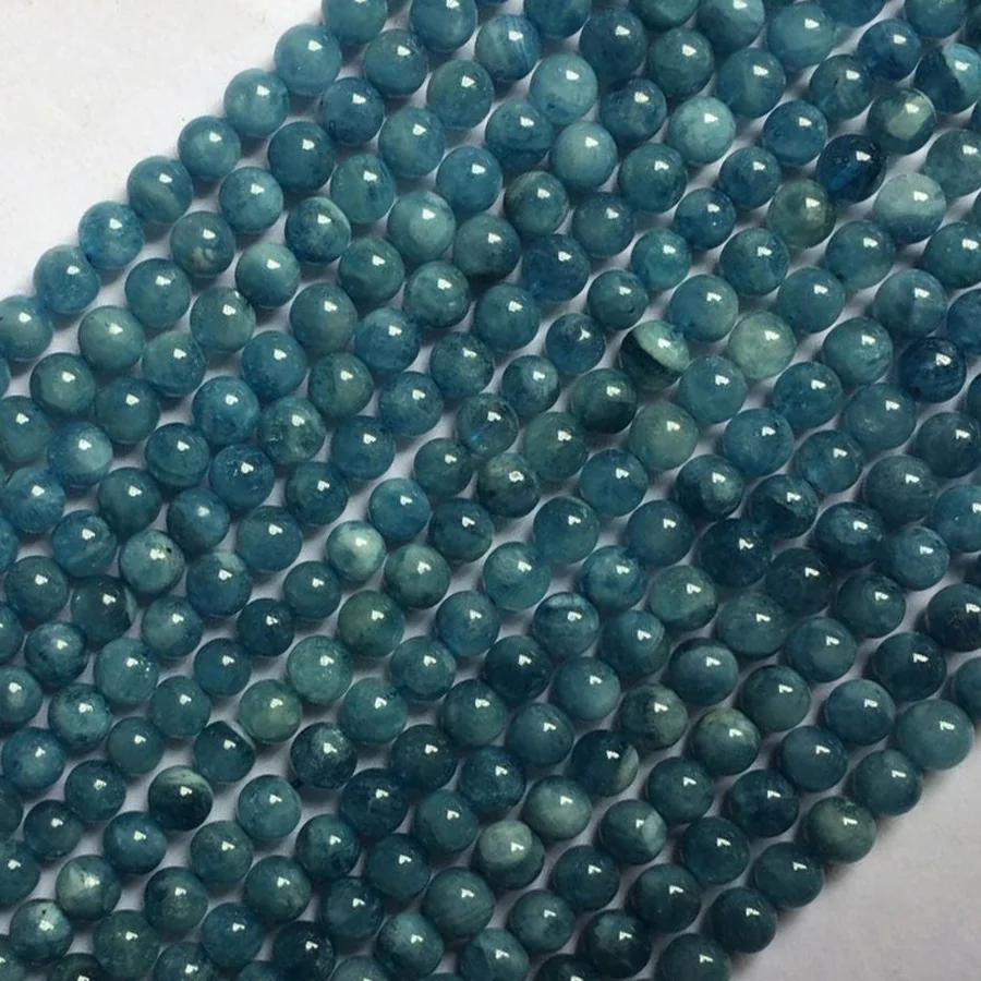 

6mm 8mm natural aquamarines stone beads natural stone GEM beads DIY loose beads for jewelry making strand 15" wholesale !