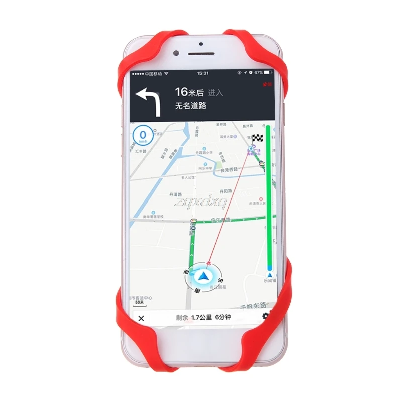 Держатель сотового телефона силиконовые ленты безопасности монтажный руль для