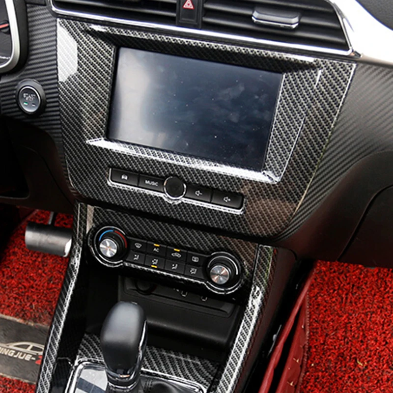 

ABS Chrome For MG ZS 2018 accessories Car Styling Car navigation panel Cover Trim sticker 1pcs