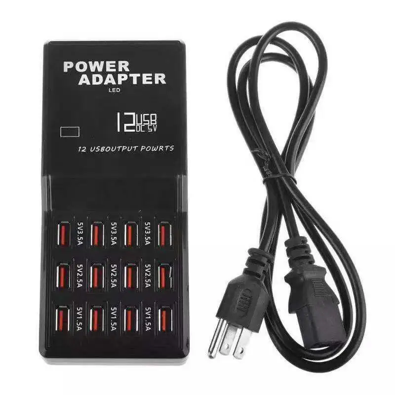 Yiwa мульти 12 Порт USB зарядная станция концентратор Настольный Настенный сотовый