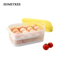 hometree kitchen 24 egg storage boxes double plastic egg storage box food grade pp multifunction storage container product h711