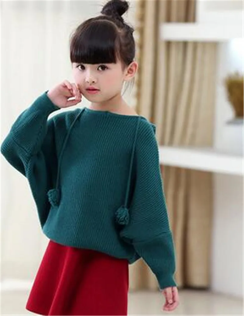 Новинка 2017 свитера для девочек пуловер с капюшоном свитер маленьких осенне