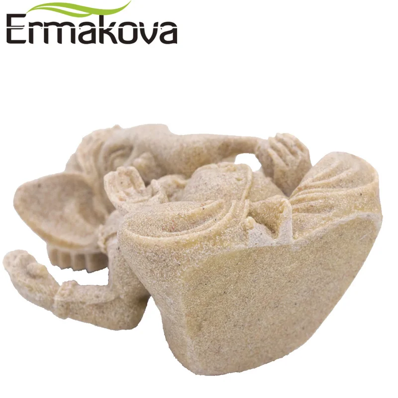 ERMAKOVA маленькая искусственная Статуэтка фэншуй слон Скульптура Слон головка