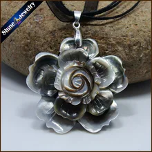 Женское Ожерелье из ракушек с натуральным жемчугом|mother of pearl