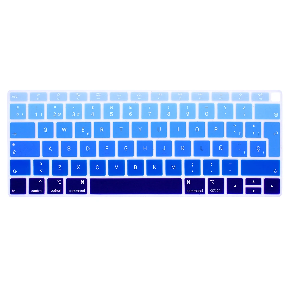 ЕС-введите испанский или чили чехол-клавиатура протектор для macbook air 13 клавиатура крышка испанская модель A1932 силиконовая защитная пленка