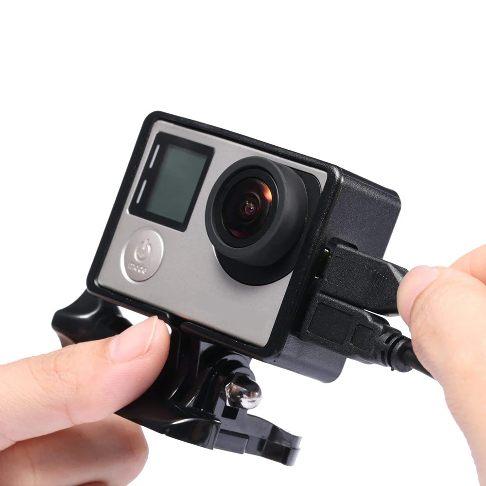 Черный чехол для камеры защитная рамка Gopro Hero 4 3 + стандартные защитные аксессуары