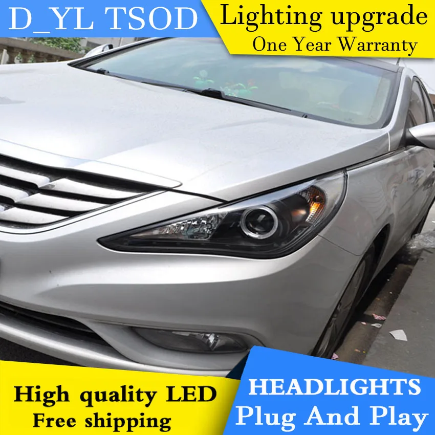 Автомобильные товары DY_L автомобильный Стайлинг для фар Sonata8 2013 светодиодная фара