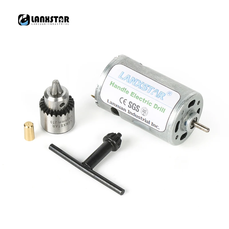 Lanxstar DC 12 24 В токарный станок двигатель 555 с миниатюрной ручной JTO сверлильный