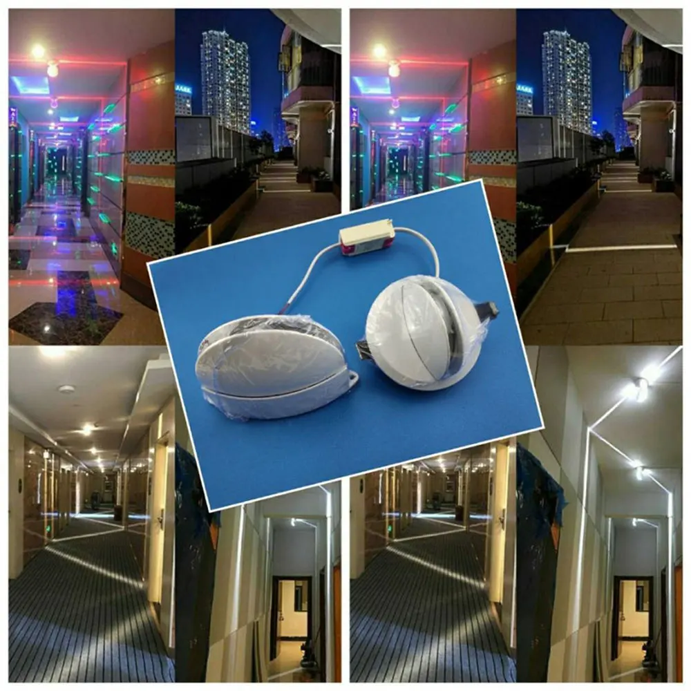 LED8W Открытый водонепроницаемый оконный светильник четырехсторонний светящийся настенный светильник контурный светильник креативный дверной каркас Бра Лампа AC85-265