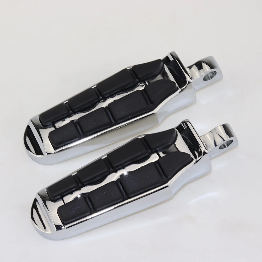 

1 Pair Motorcycle Left Right Rear Footrests Foot Rests Foot Pegs Pedal For Serrated H-D Style Male Mount (pr)