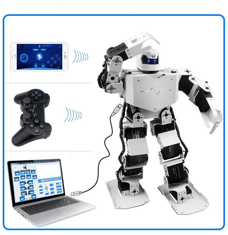 DIY в разобранном виде Tyson 16DOF Humanoid Robot Frame kit Noinclude сервопривод танец робот