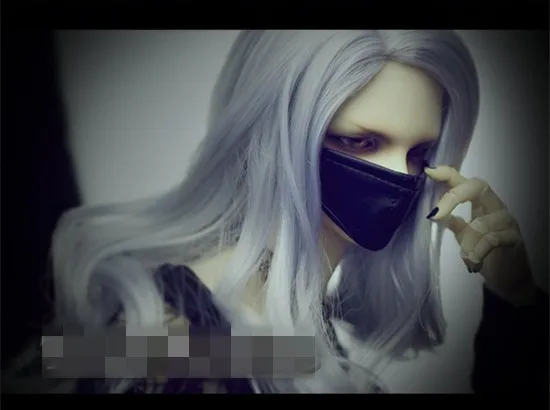 Черная кожаная маска в стиле панк для BJD 1/6 1/4 msd 1/3 SD17 аксессуары одежды кукол GV3 |