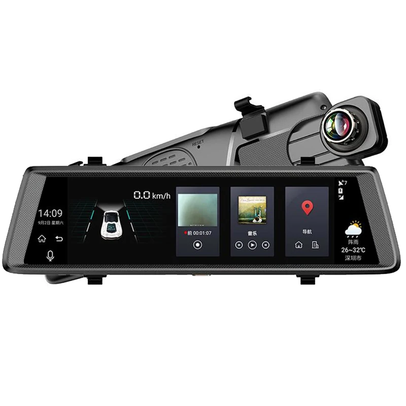 Автомобильный видеорегистратор 10 дюймовый сенсорный экран Android 5 0 GPS навигаторы
