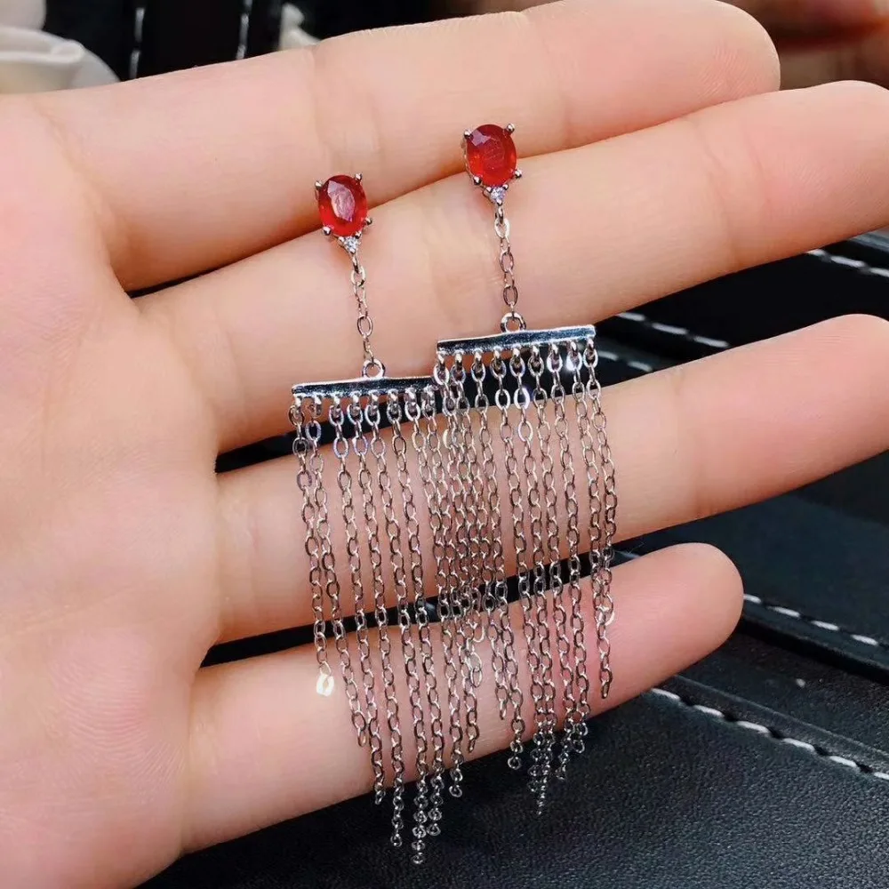 Женские серьги shilovem из натурального драгоценного камня новинка яркий голубь