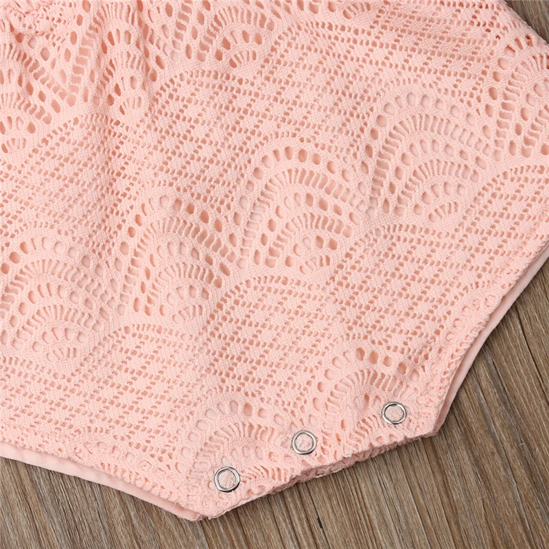 2019 Summer Baby Clothes Girl Pink Rompers Sleeveless Cute Infant New Born China Jumpsuit Outfits Set Playsuit |