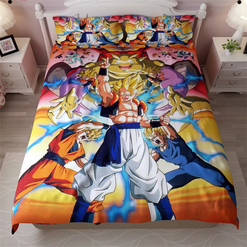 Новое аниме постельное белье Dragon Ball Z Son Goku мягкое плюшевое покрывало HD мультяшное