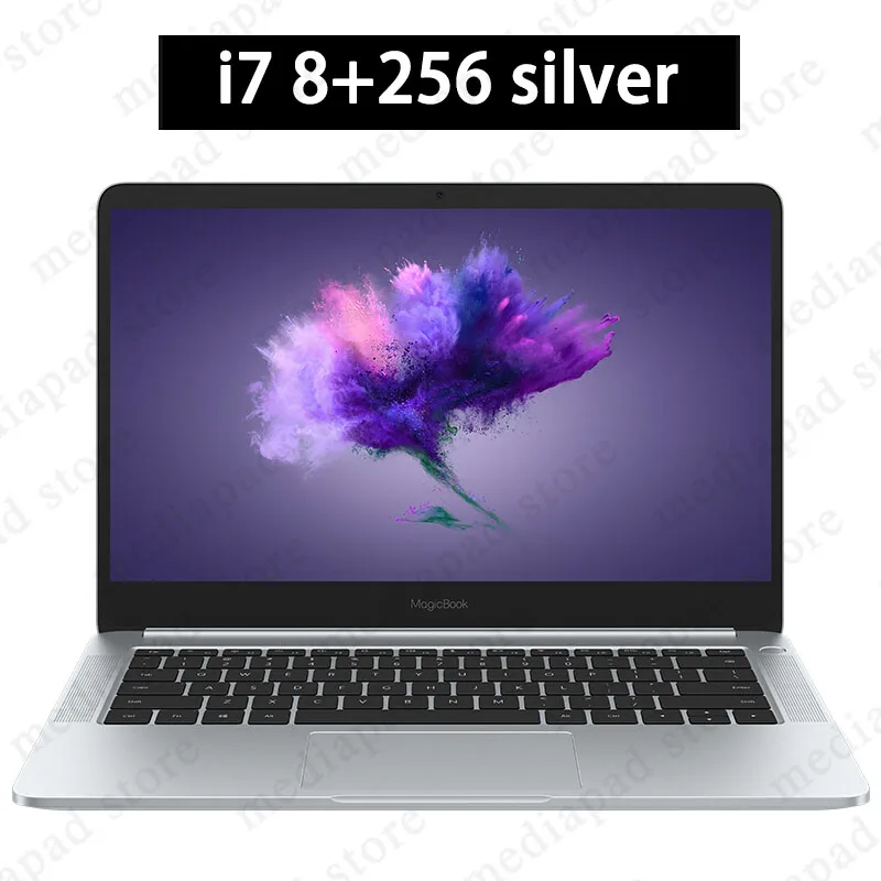 i7 8G 256 silver 14 дюймов HUAWEI MagicBook Windows 10 Тетрадь 8th-Gen i5/i7 Процессор GeForce MX150 2 Гб GDDR5 8 Гб 256 ультратонкий ноутбук ПК - Цвет: i7 8G 256 silver