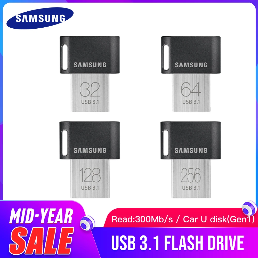 Флеш-накопитель SAMSUNG USB 3,1, флеш-накопитель, маленький флеш-накопитель 32 г/64 г/128 г/256 г, карта памяти, флеш-накопитель, устройство, u-диск, мини-usb ключ