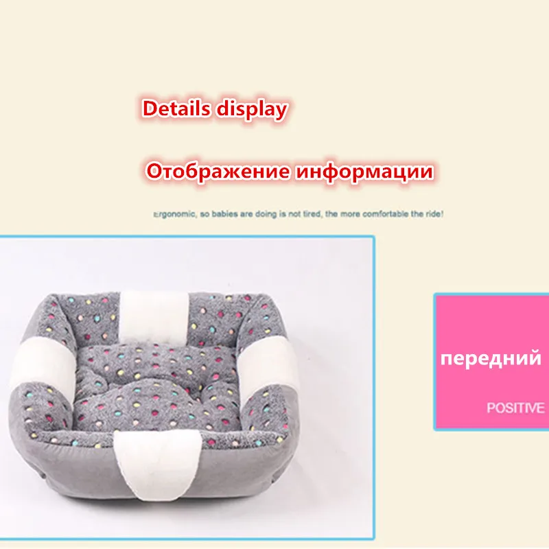 Winter Removable Soft Pet Bed Foldable Warm Dog For Large Cat Washable Convenient products All Seasons | Дом и сад