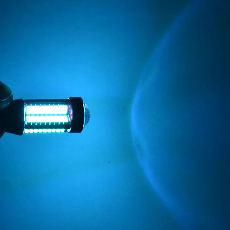 100 шт. T15 4014 SMD 78 Spot Branco Gelo azul Carro LEVOU Luz de alta Potencia Canbus Sem Erro Inversa Brake Parar Estacionament