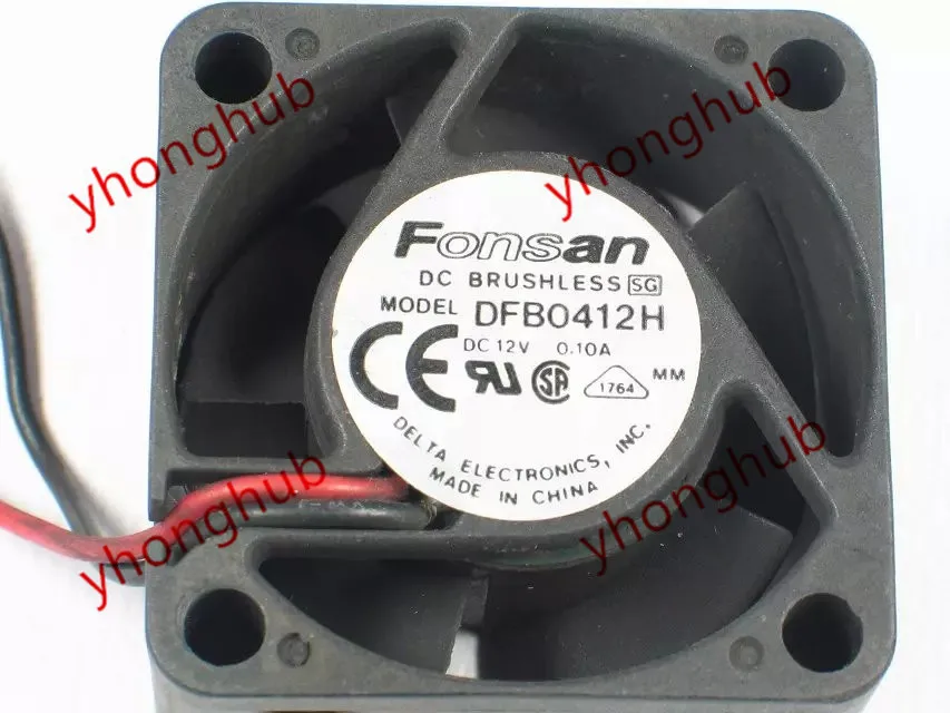 Вентилятор охлаждения сервера FONSAN DFB0412H DC 12 В 0.10A 40x40x20 мм|square fan|server fan40x40x20mm fan |