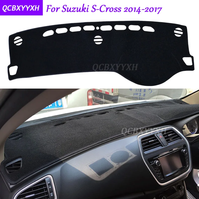 Для Suzuki S Cross 2014 2017 коврик для приборной панели защитный интерьер Photophobism теневая