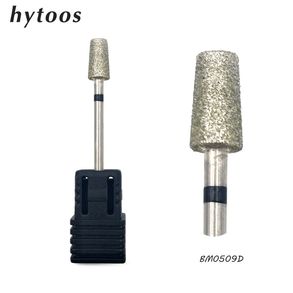 HYTOOS 3 шт./лот алмазное сверло для ногтей 3/32 дюйма вращающееся кутикулы маникюрные