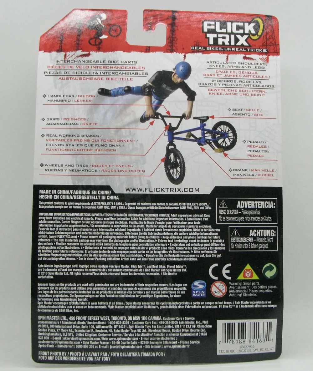 Флик Трикс Finger велосипед мини BMX игрушки велосипедов Модель Новинка для детей