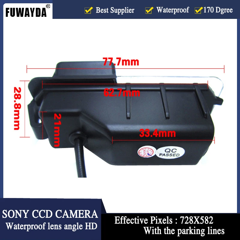 Бесплатная доставка FUWAYDA! Автомобильное зеркало заднего вида SONY CCD для VW Volkswagen Polo V