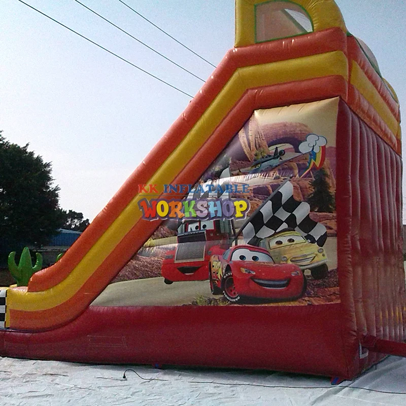 KK Commercial customized inflatable slide double lane car | Игрушки и хобби