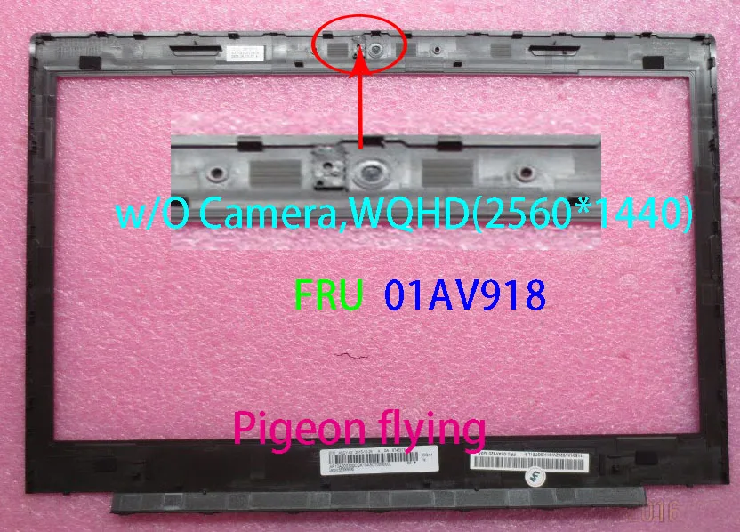 

for Thinkpad T460P LCD Bezel/Front baffle 2560*1440 FRU 01AV918 01AV917