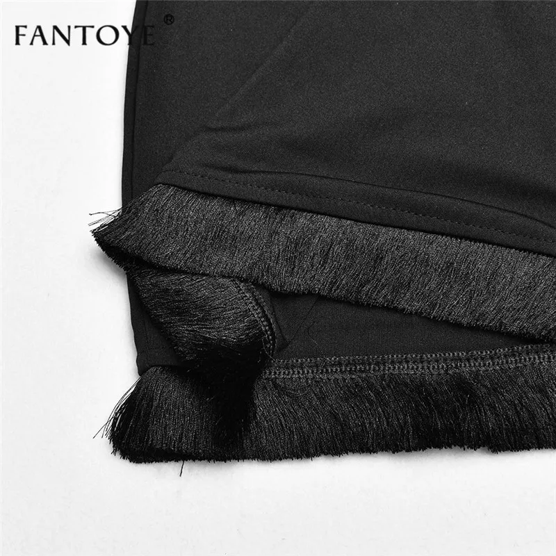 Fantoye, новинка, хит, женское платье для вечеринки, элегантное, с оборками, с кисточками, Vestidos, облегающее платье, летнее, сексуальное, для девушек, Клубная одежда, платье для женщин