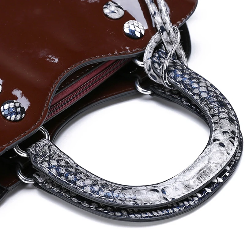 Мода 2 шт Женская Лаковая сумка женская из полиуретана летняя маленькая дамская