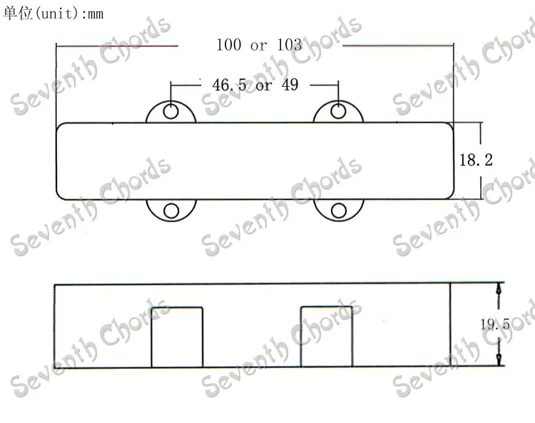 10 Pcs JB Style Plastic No Hole Closed Seal Type 5 String Pickup Covers /Lid/Shell/Top for Bass Guitar | Спорт и развлечения
