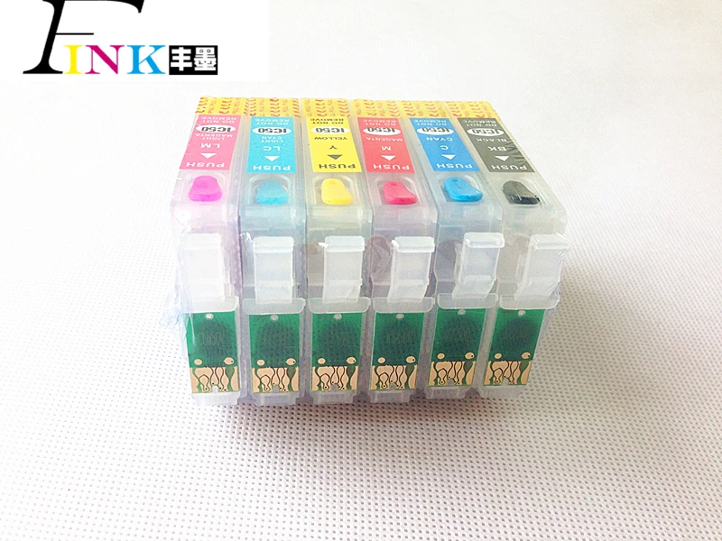 Заправляемый картридж для чернил IC50 Epson EP 904F 904A/AW/AR 804A EP4004 принтер с чипом ARC
