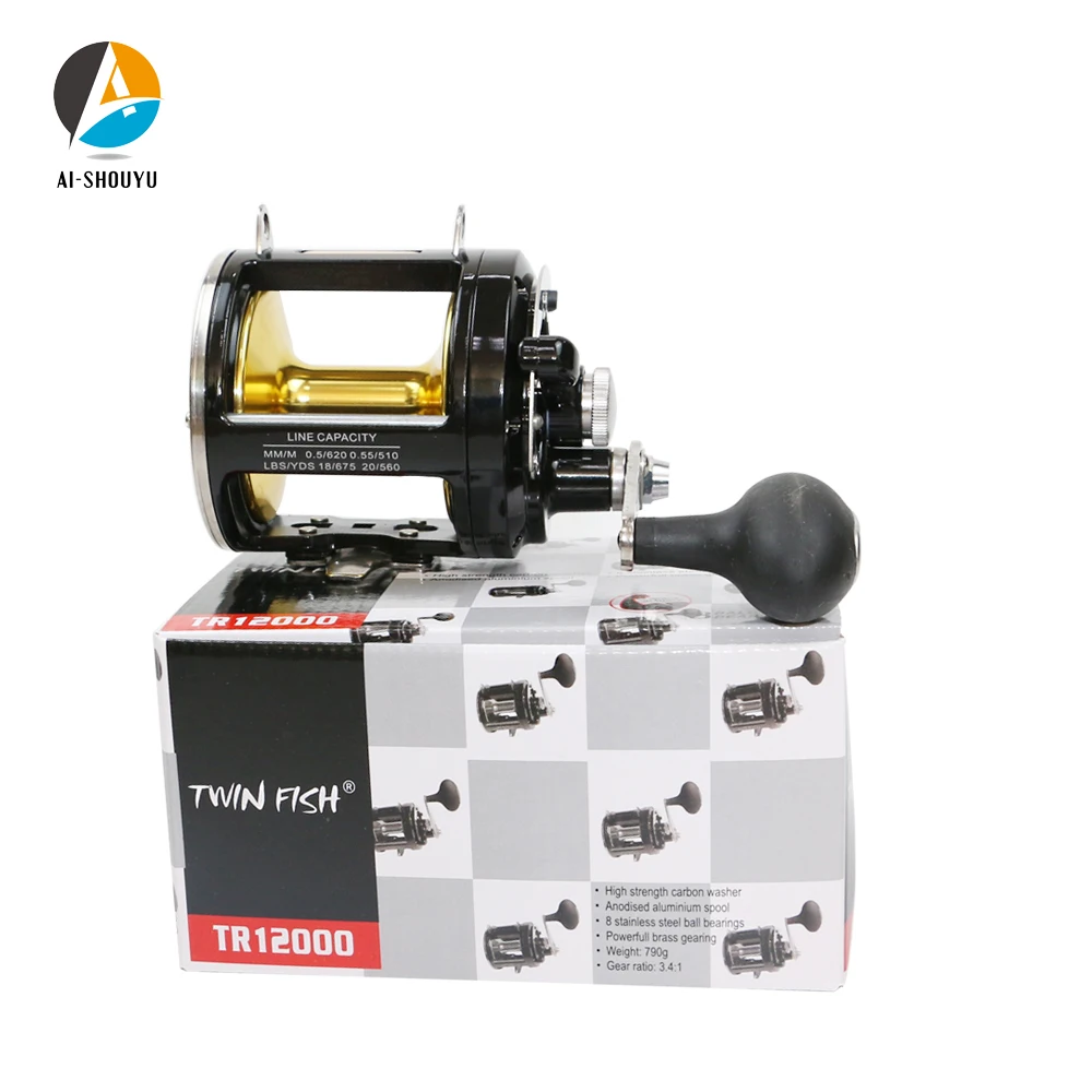 Новый высокопрочный правая рука литьё морская Рыболовная катушка 8BB 3 4: 1 морской