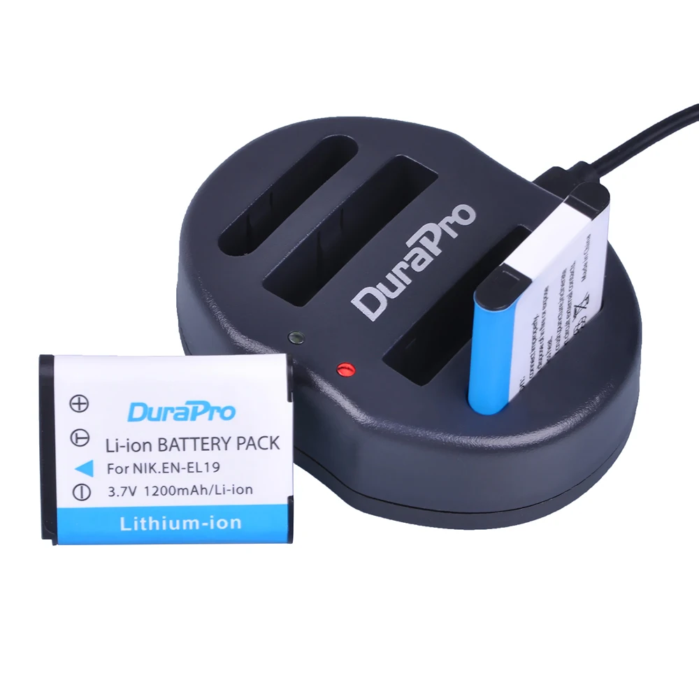 3 шт. Аккумулятор для камеры и зарядное устройство USB Nikon S2500 S100 S2600 S3100 S3200 S3300 S4100 S4200