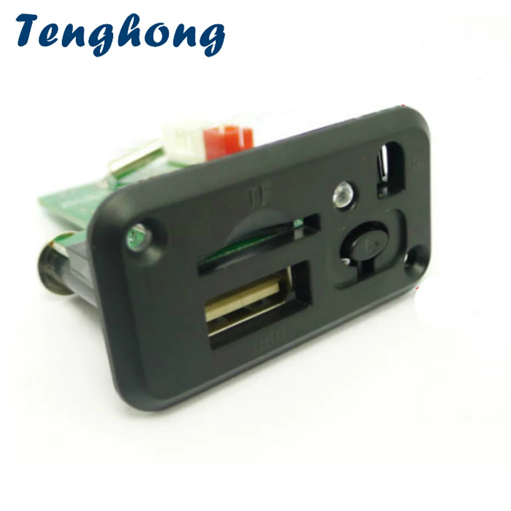 Tenghong Mini DC5V 12V MP3 аудио декодер плата TF U диск без потерь WAV модуль стерео