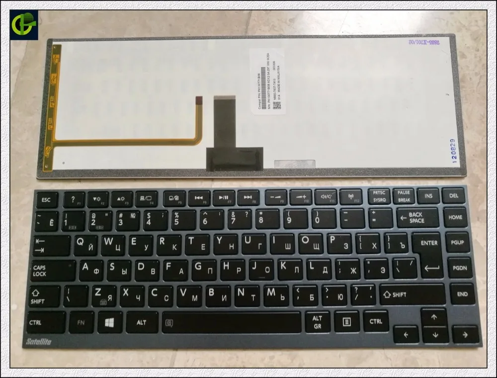 Русская клавиатура для Toshiba Portege ultrabook U900 U940 900 U920T U840 U800 U800W Z830 Z835 U830 RU Клавиатура с