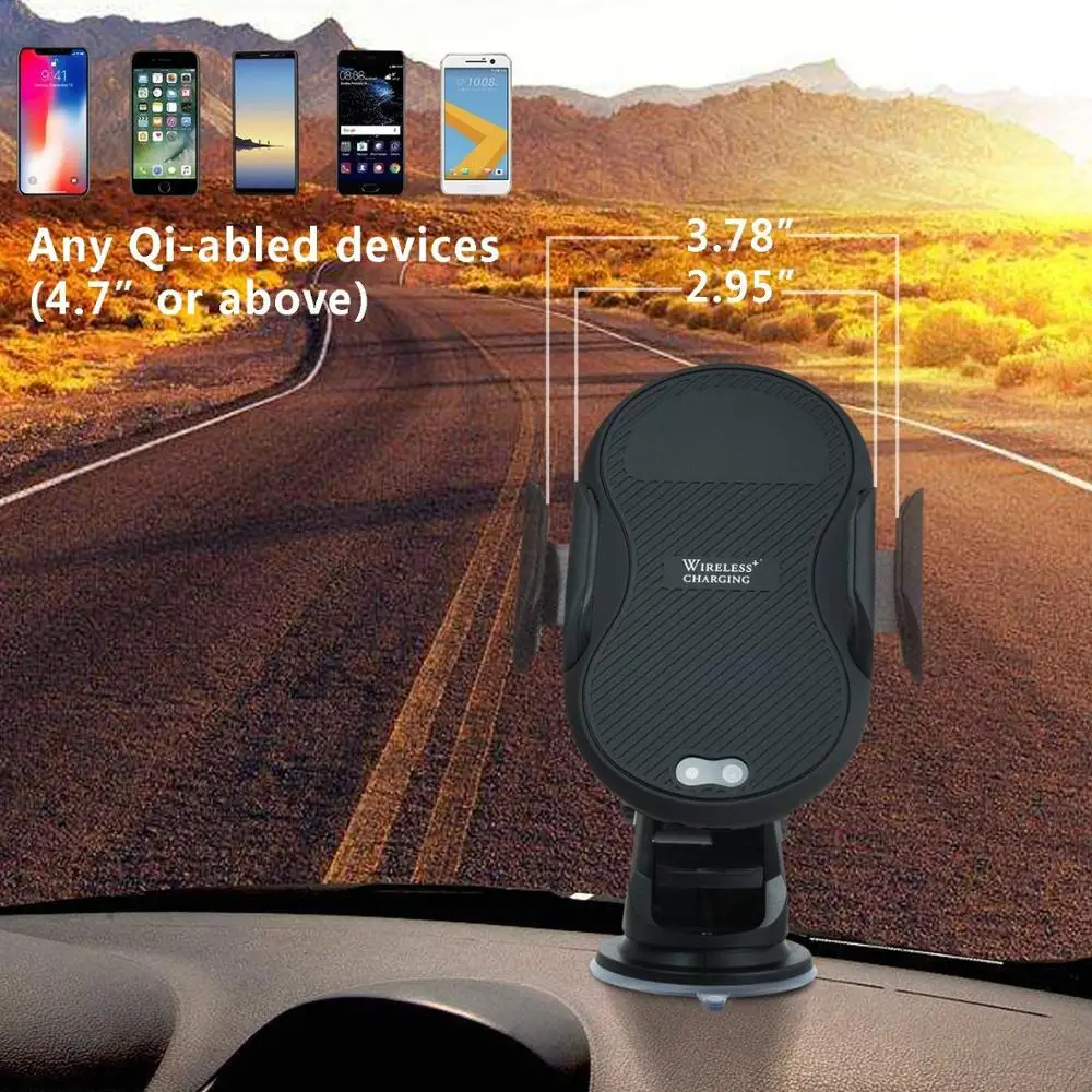 Беспроводное Автомобильное зарядное устройство WiLEES автоматическое