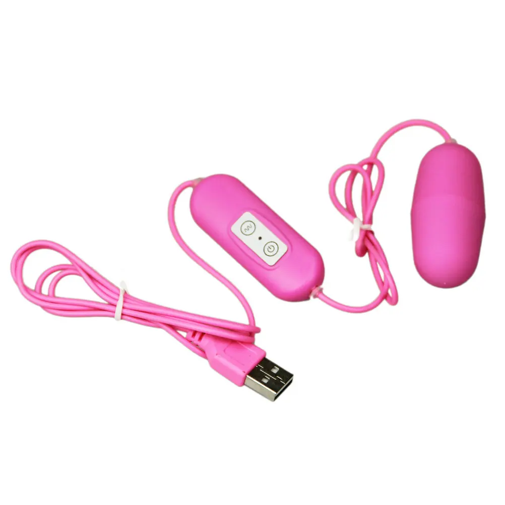 Розовый USB прыжок яйцо вибратор для женщин мастурбатор Пуля Вибратор клитор