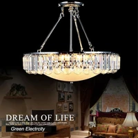 modern led crystal chandelier silver ceiling home lamp fixture e14 chandeliers crystal living room dining bedroom restaurant