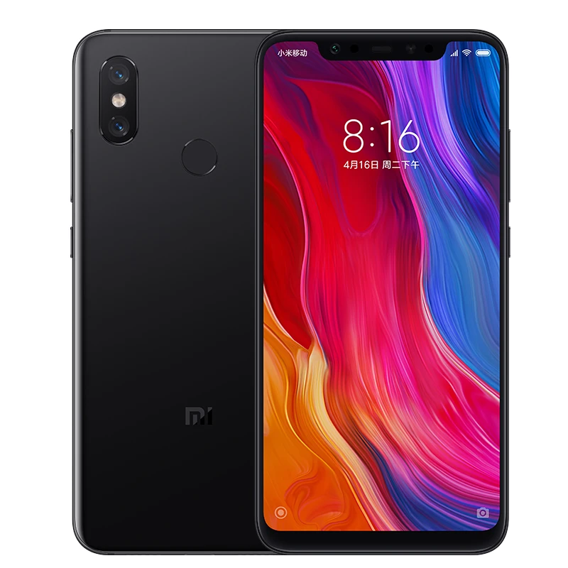 Глобальная ПЗУ Xiaomi Mi 8 Гб 128 ГБ Восьмиядерный процессор Snapdragon 845 6 21 дюйма 1080P AMOLED