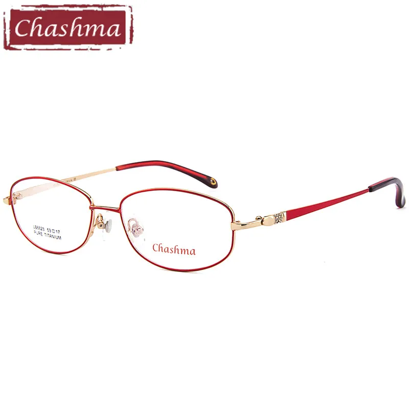 Red 14 г очки по рецепту женские из чистого титана оправа Lentes Opticos Gafas качественные титановые оправы супер светильник - Цвет оправы: Red