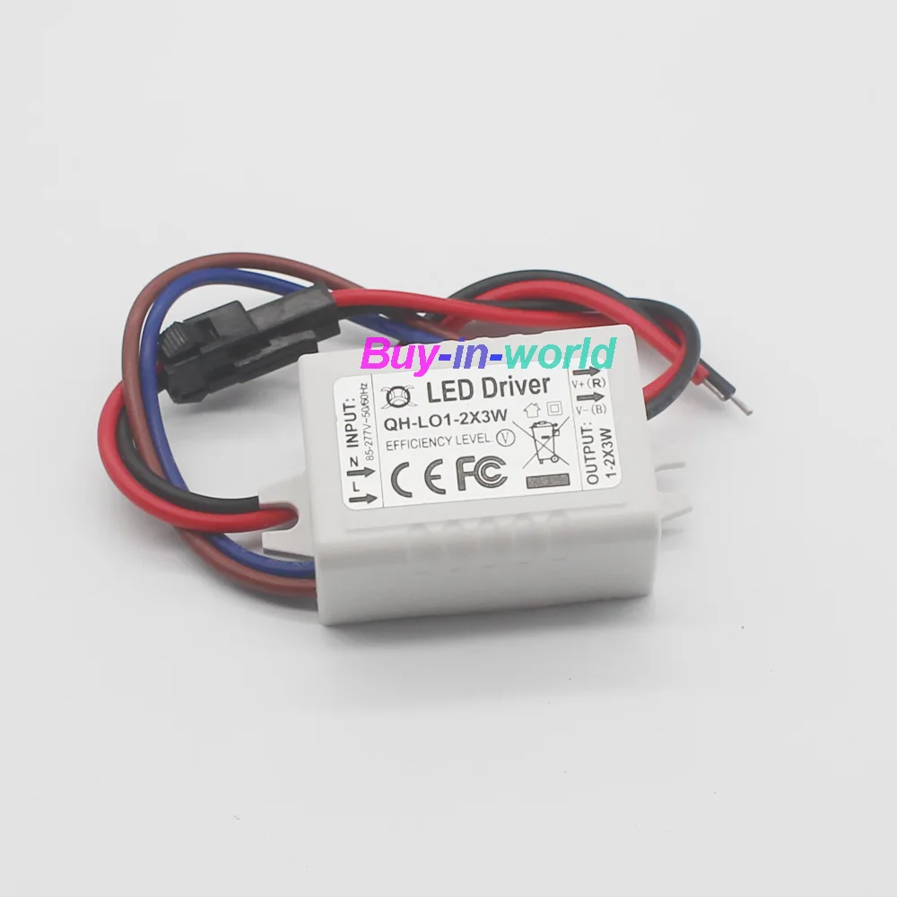 1 шт. AC 85 265 в 2x3W 600mA 3 Вт высокомощный светодиодный трансформатор|Трансформаторы