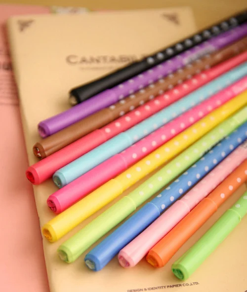 

Lovely Clear Heart Shape Rhinestone color Gel Pen kawaii stationery Caneta for writing School Office Supply Escolar Papelaria